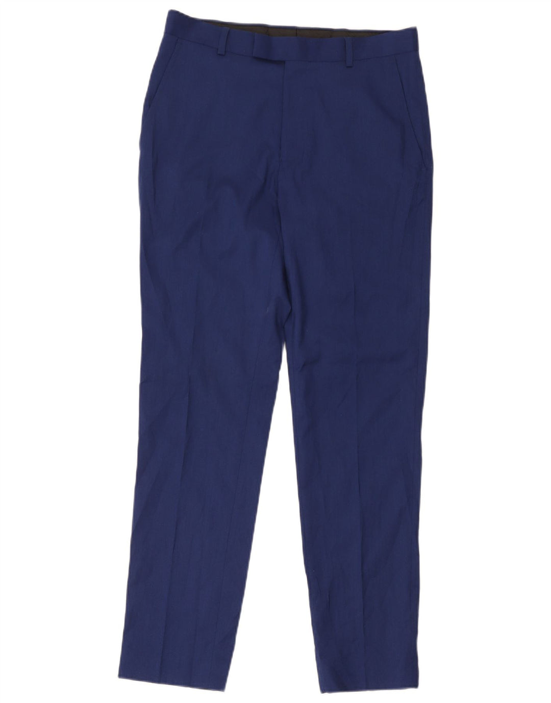 Marks & Spencer Mens Slim Suit Trousers W30 L29 Navy Blue Viscose