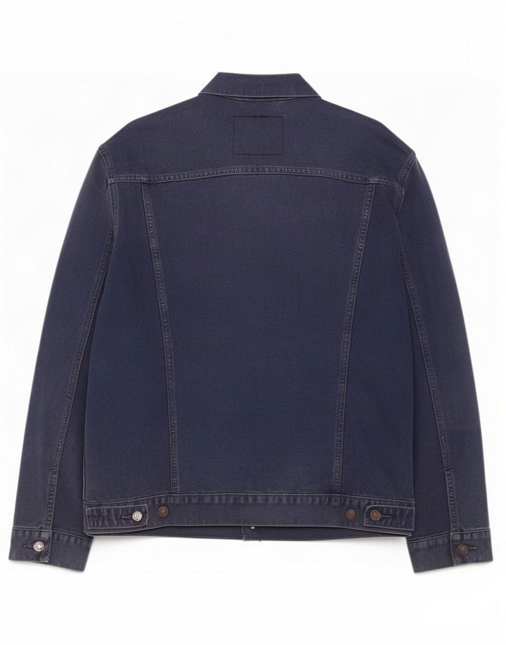 Levi's Mens Denim Jacket UK 42 XL Navy Blue Cotton