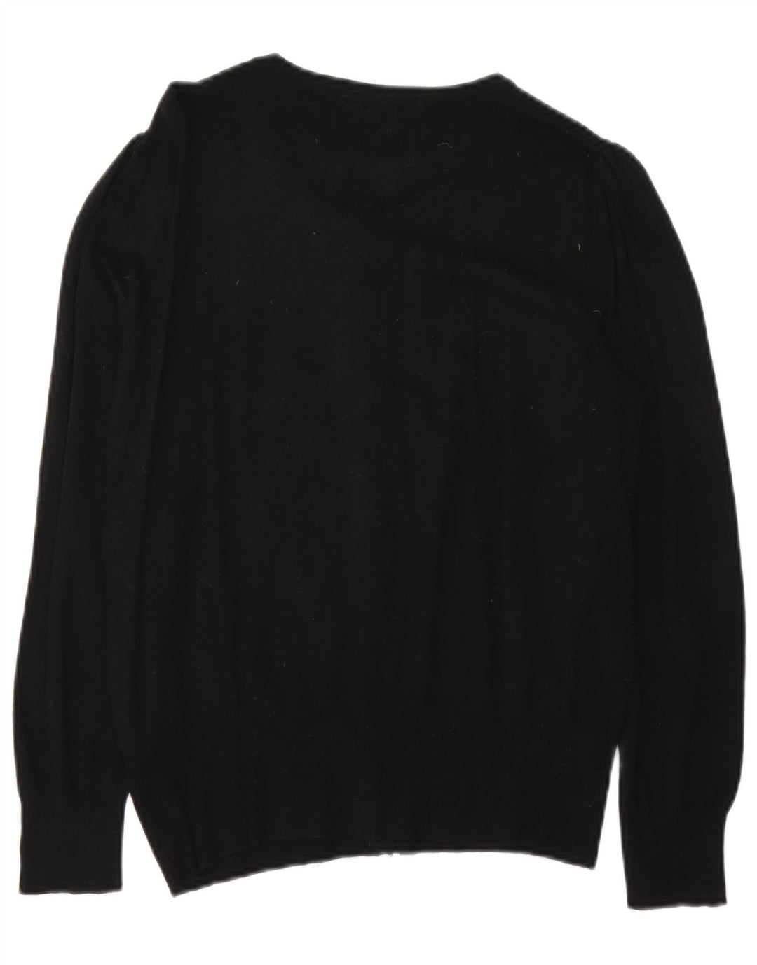 Marks & Spencer Womens Cardigan Sweater UK 12 Medium Black Viscose