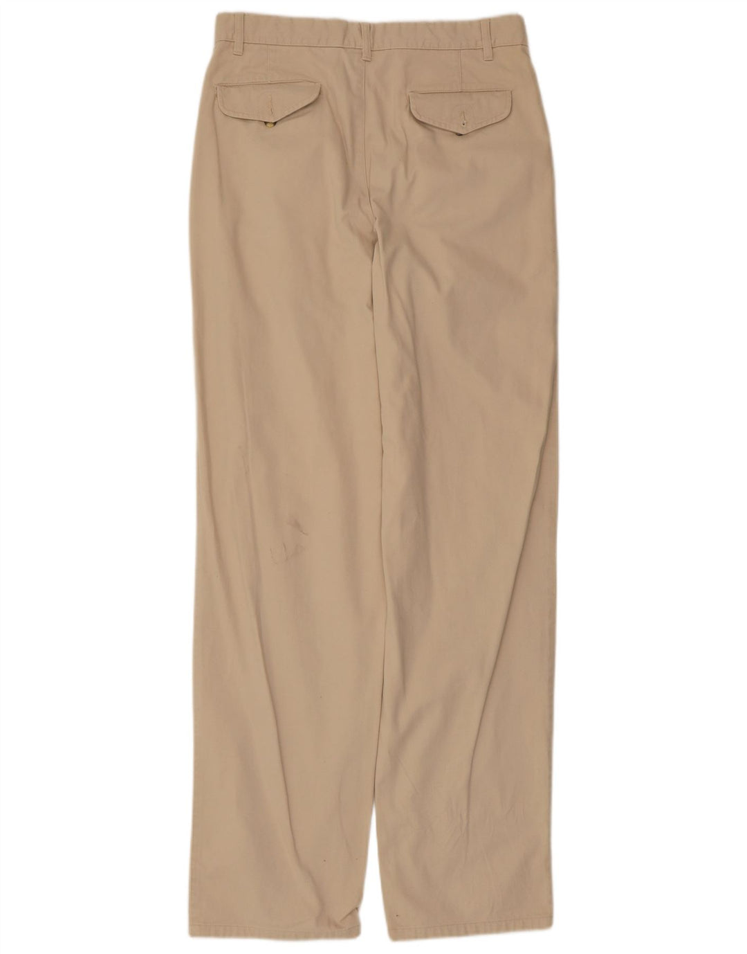 Stefanel Mens Pegged Chino Trousers IT 48 Medium W32 L35 Beige Cotton