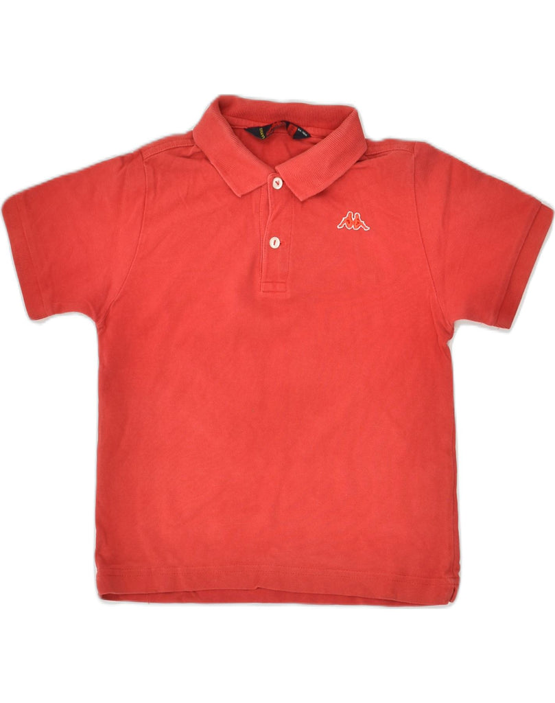 KAPPA Boys Polo Shirt 5-6 Years Red Cotton | Vintage Kappa | Thrift | Second-Hand Kappa | Used Clothing | Messina Hembry 