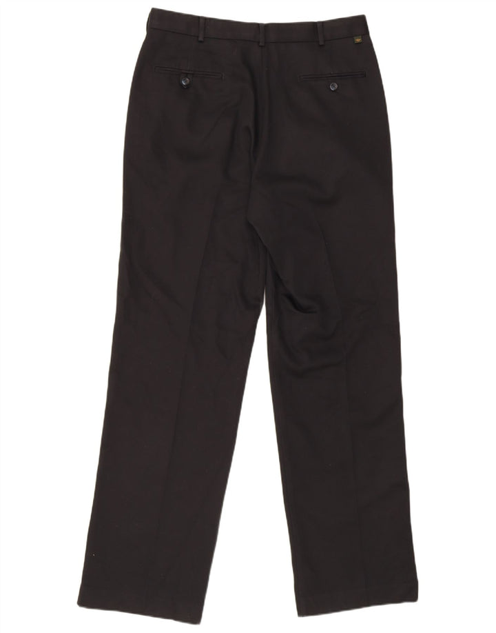 Dockers Mens Straight Suit Trousers W32 L33 Navy Blue