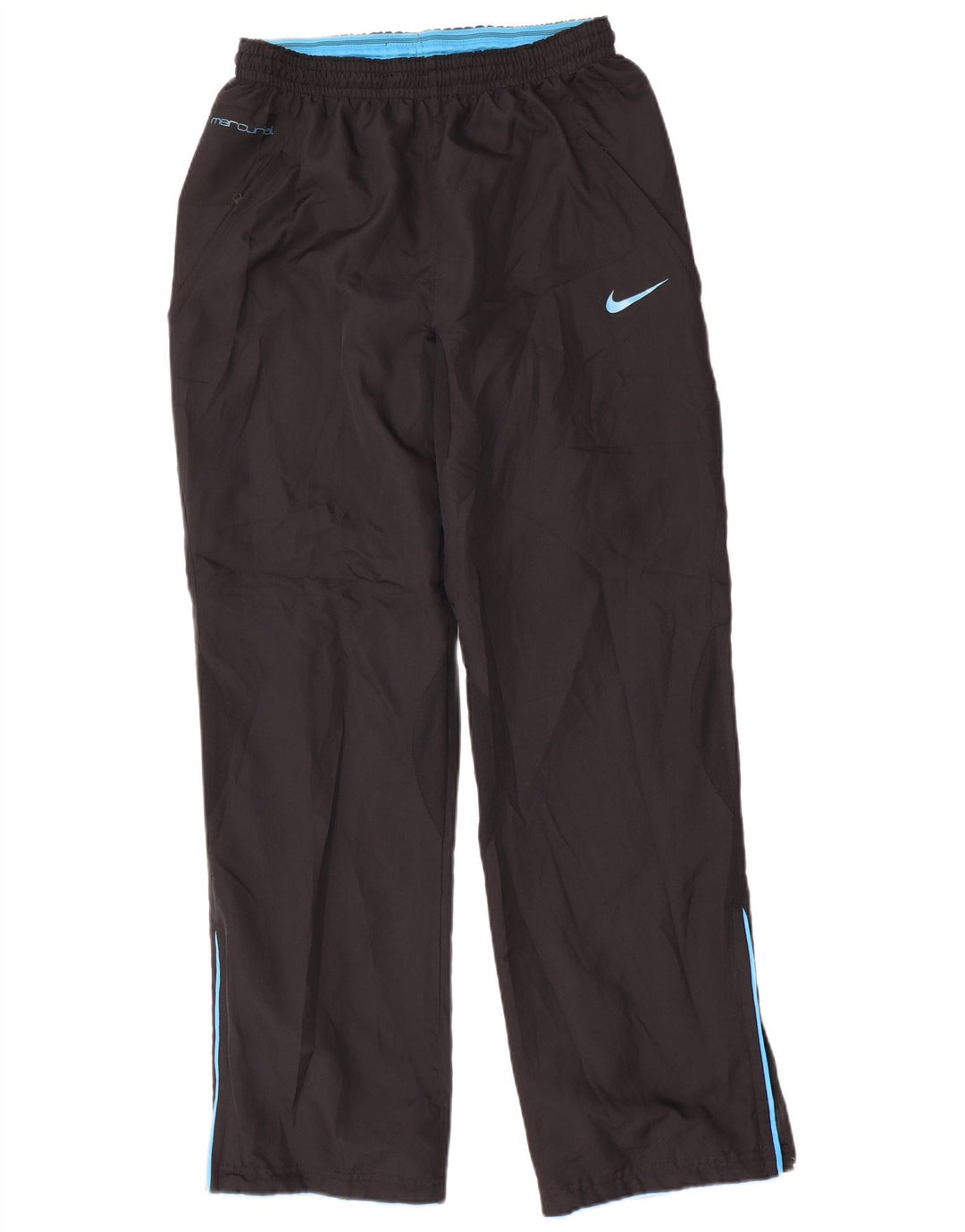 Nike Mens Tracksuit Trousers Small Black Polyester