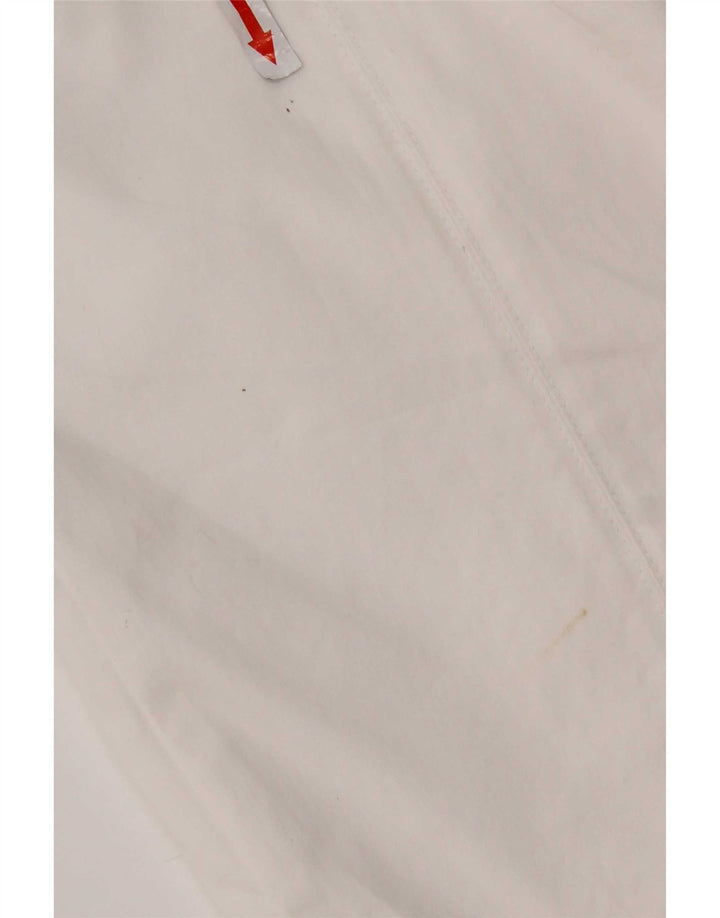 Marks & Spencer Womens Straight Skirt UK 12 Medium W30 White Cotton