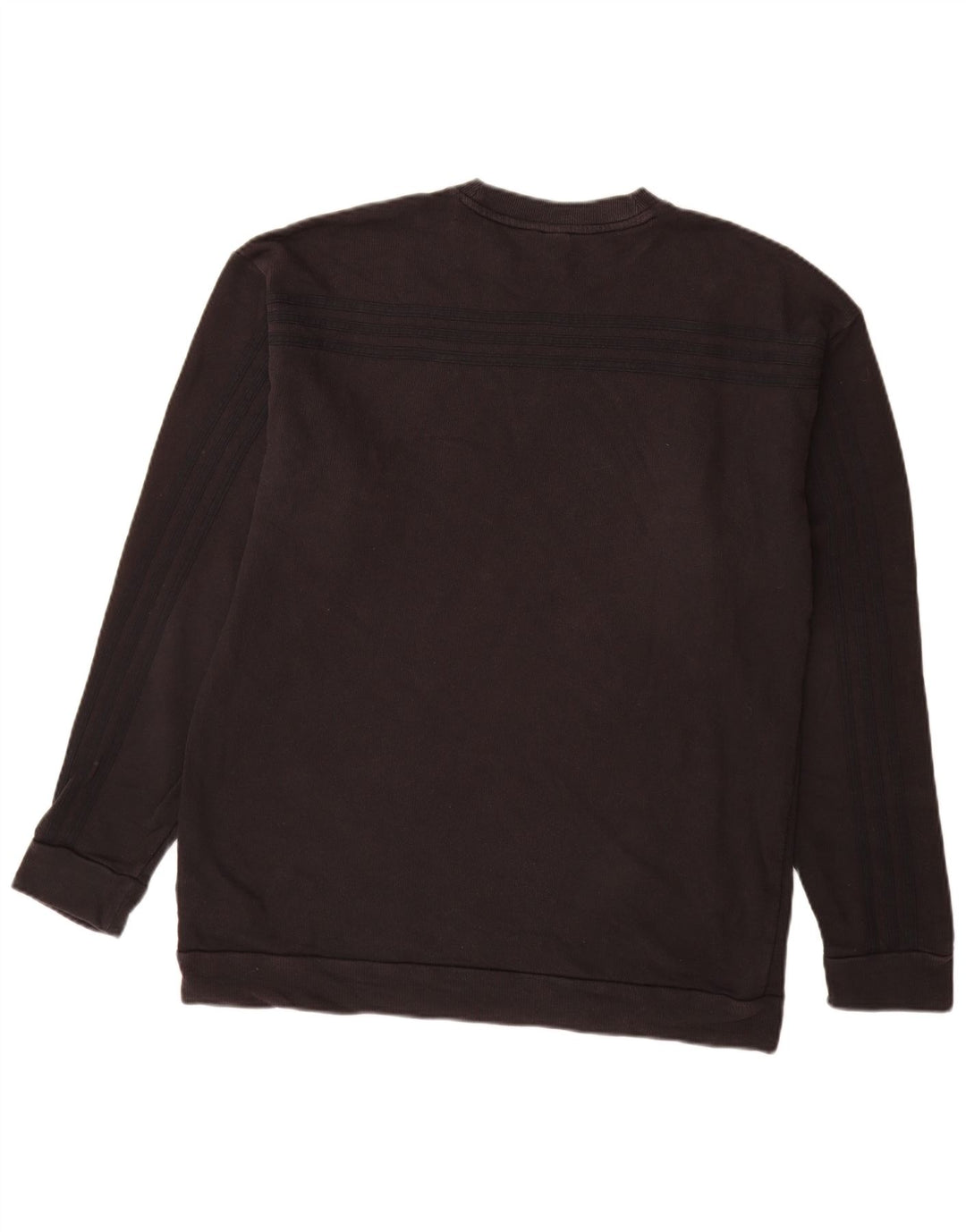 ADIDAS Mens Sweatshirt Jumper Large Black Cotton