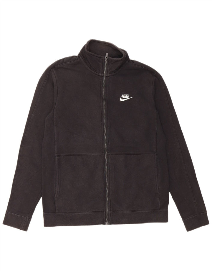 Nike Mens Tracksuit Top Jacket Small Black Cotton