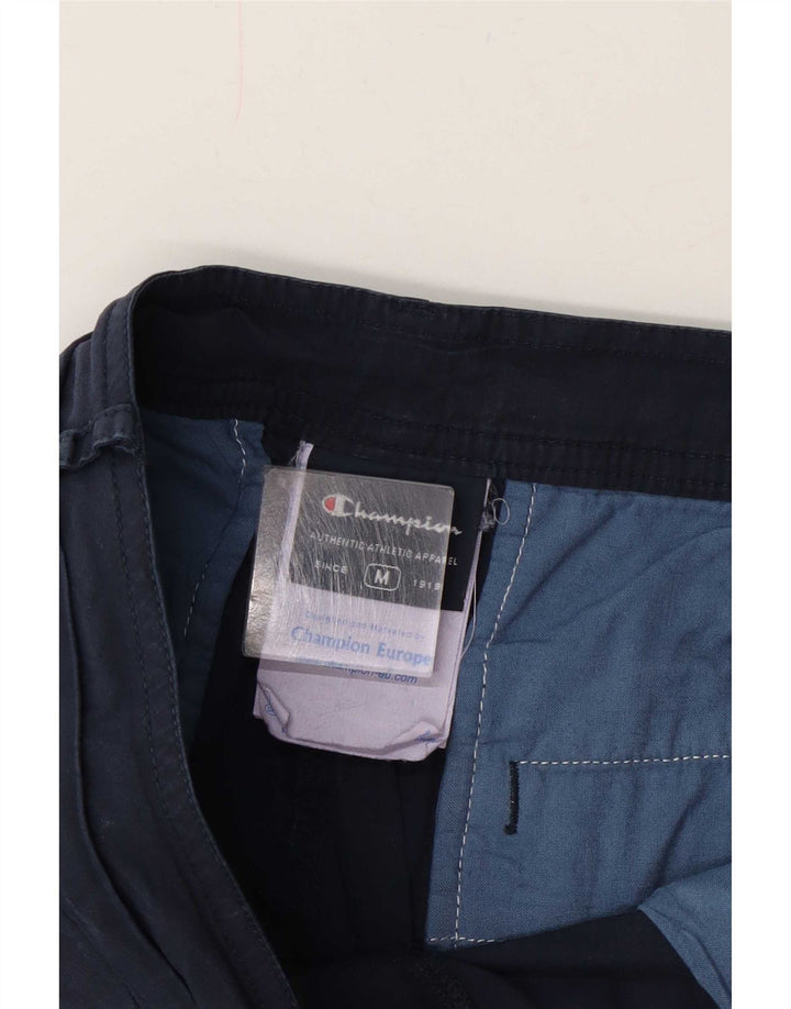 Champion Mens Chino Shorts Medium W32 Navy Blue Cotton