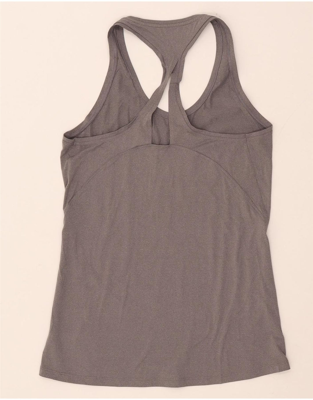 ATHLETA Womens Vest Top UK 8 Small Grey Polyester