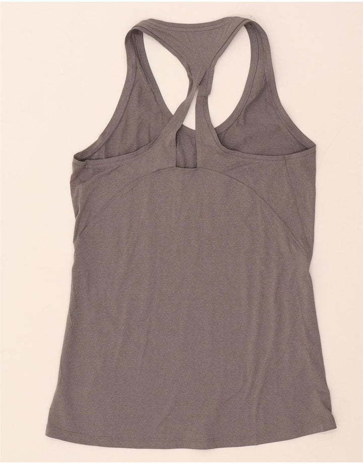 ATHLETA Womens Vest Top UK 8 Small Grey Polyester