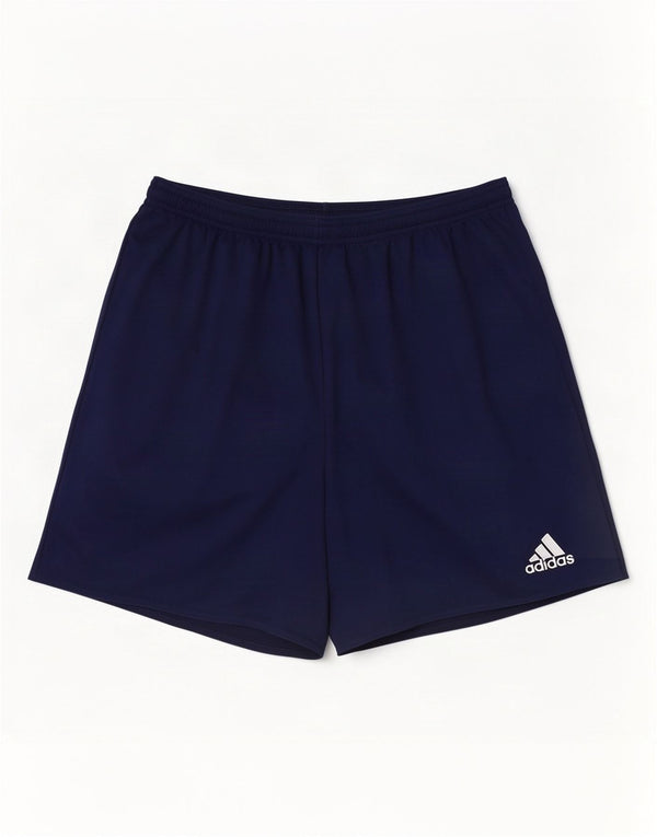 Adidas Mens Climalite Sport Shorts XL Navy Blue Polyester