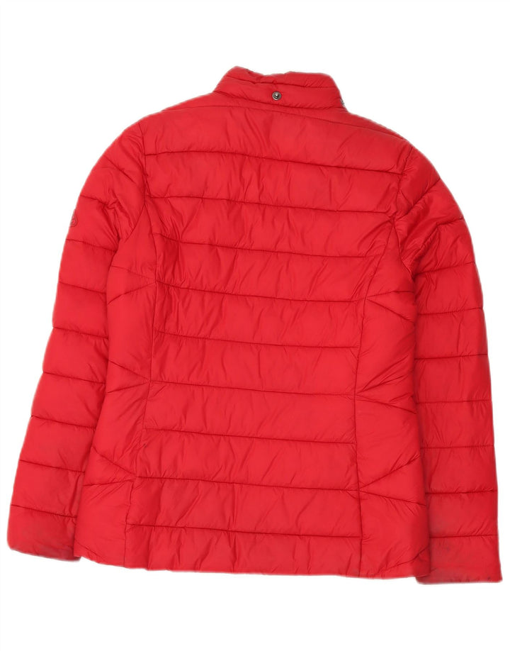 Barbour Mens Padded Jacket UK 8 Small Red Polyamide