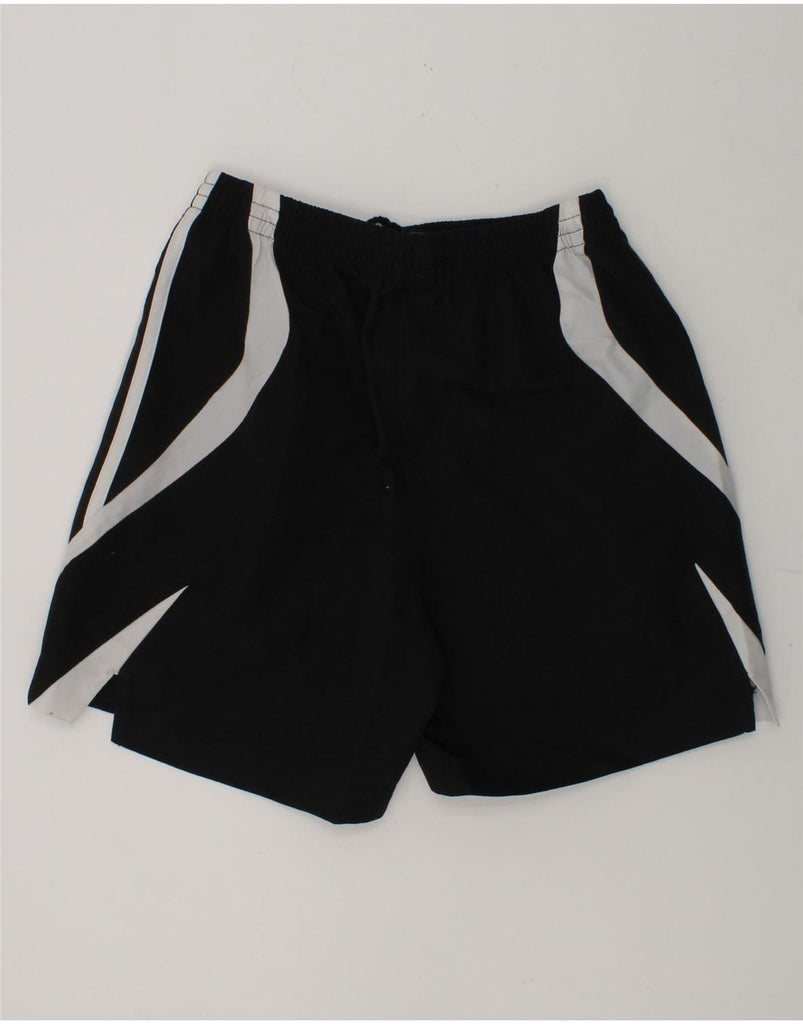 ADIDAS Boys Sport Shorts 9-10 Years Black Colourblock Polyester | Vintage Adidas | Thrift | Second-Hand Adidas | Used Clothing | Messina Hembry 