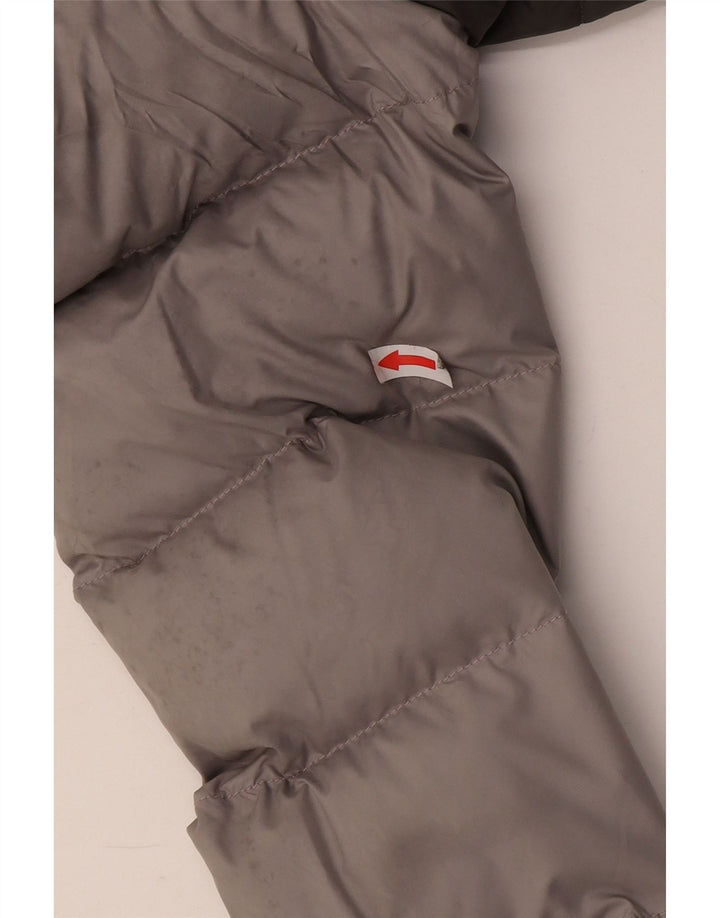 The North Face Girls Padded Jacket 11-12 Years Large Grey Colourblock