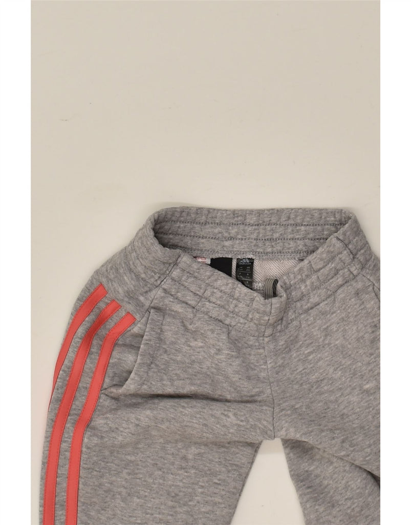 ADIDAS Boys Tracksuit Trousers Joggers 5-6 Years Grey | Vintage Adidas | Thrift | Second-Hand Adidas | Used Clothing | Messina Hembry 