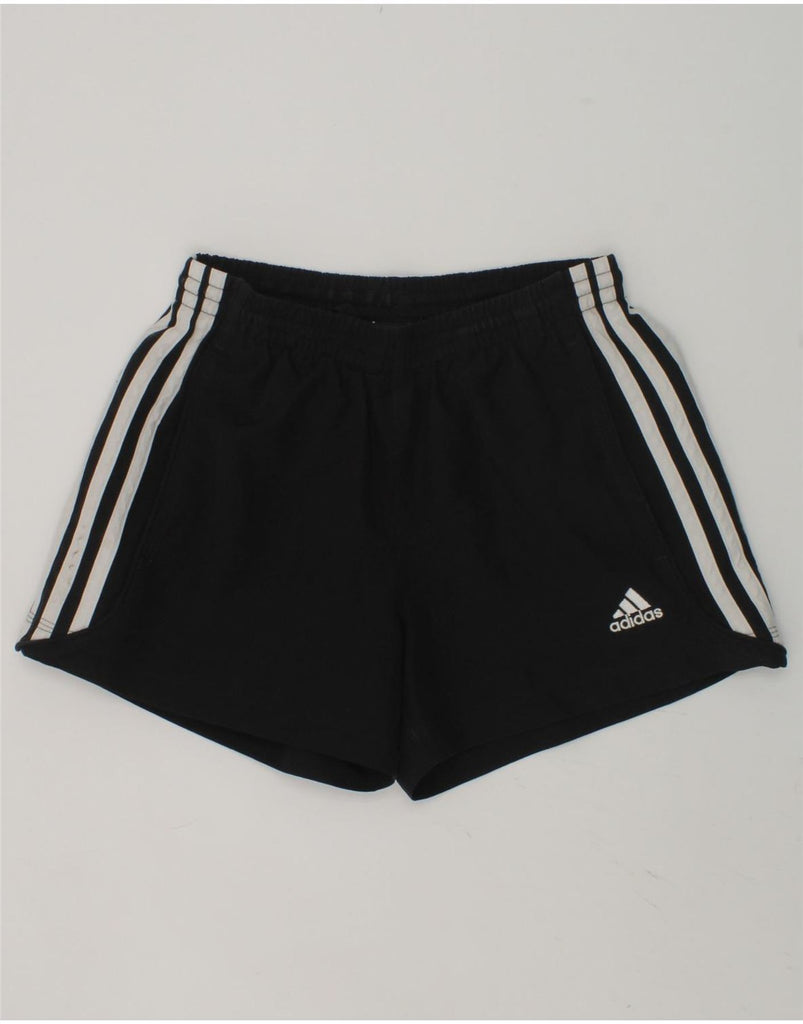 ADIDAS Boys Climalite Sport Shorts 7-8 Years Black Polyester | Vintage Adidas | Thrift | Second-Hand Adidas | Used Clothing | Messina Hembry 