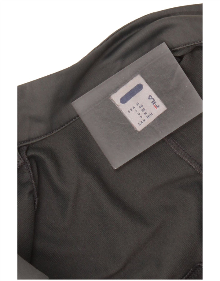 Fila Womens Tracksuit Top Jacket UK 14 Medium Grey Colourblock