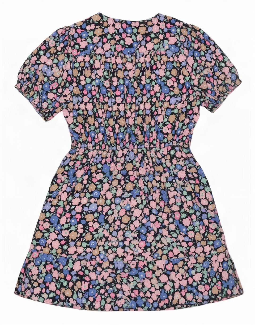 Marks & Spencer Womens A-Line Dress UK 16 Large Multicoloured Floral