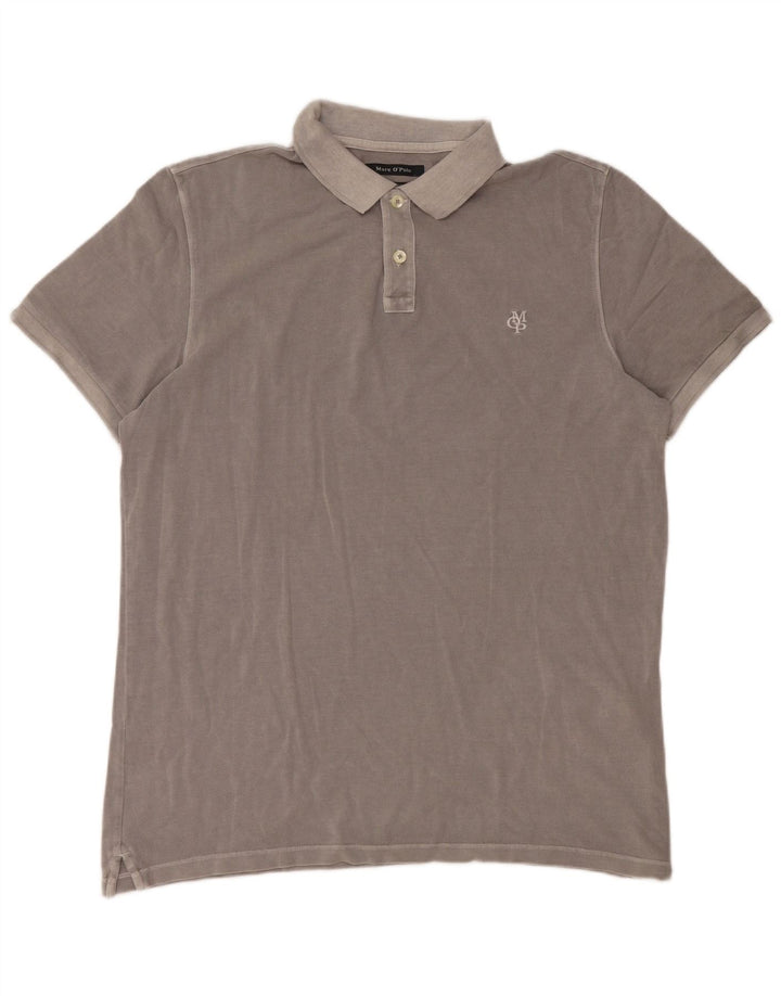 Marc O'Polo Mens Regular Fit Polo Shirt XL Grey Cotton