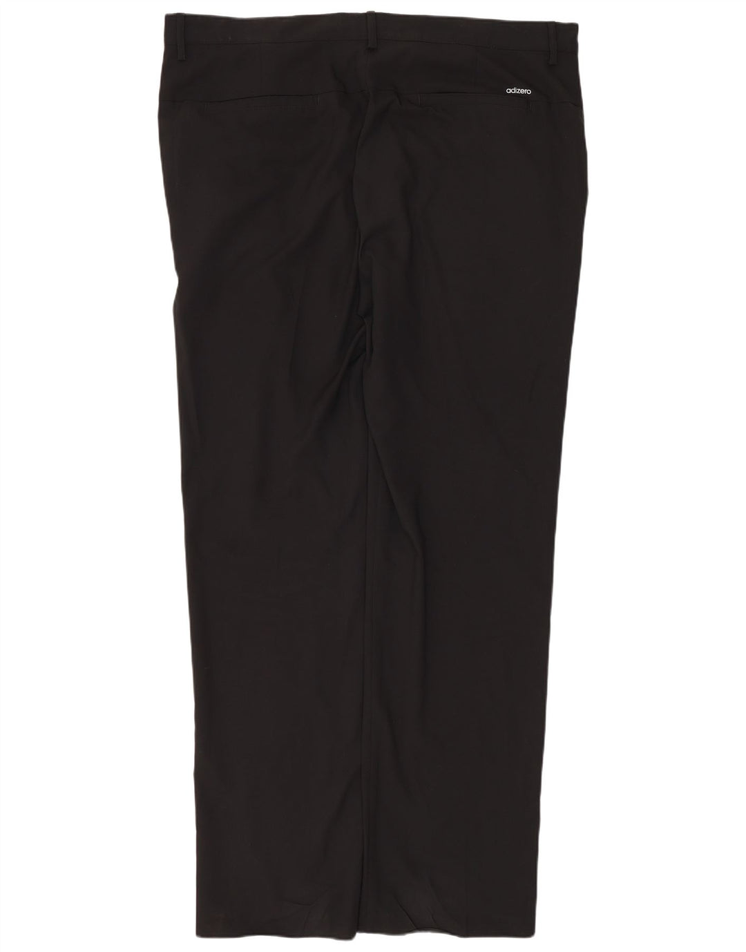 ADIDAS Mens Adizero Straight Chino Trousers W38 L34  Black Polyester