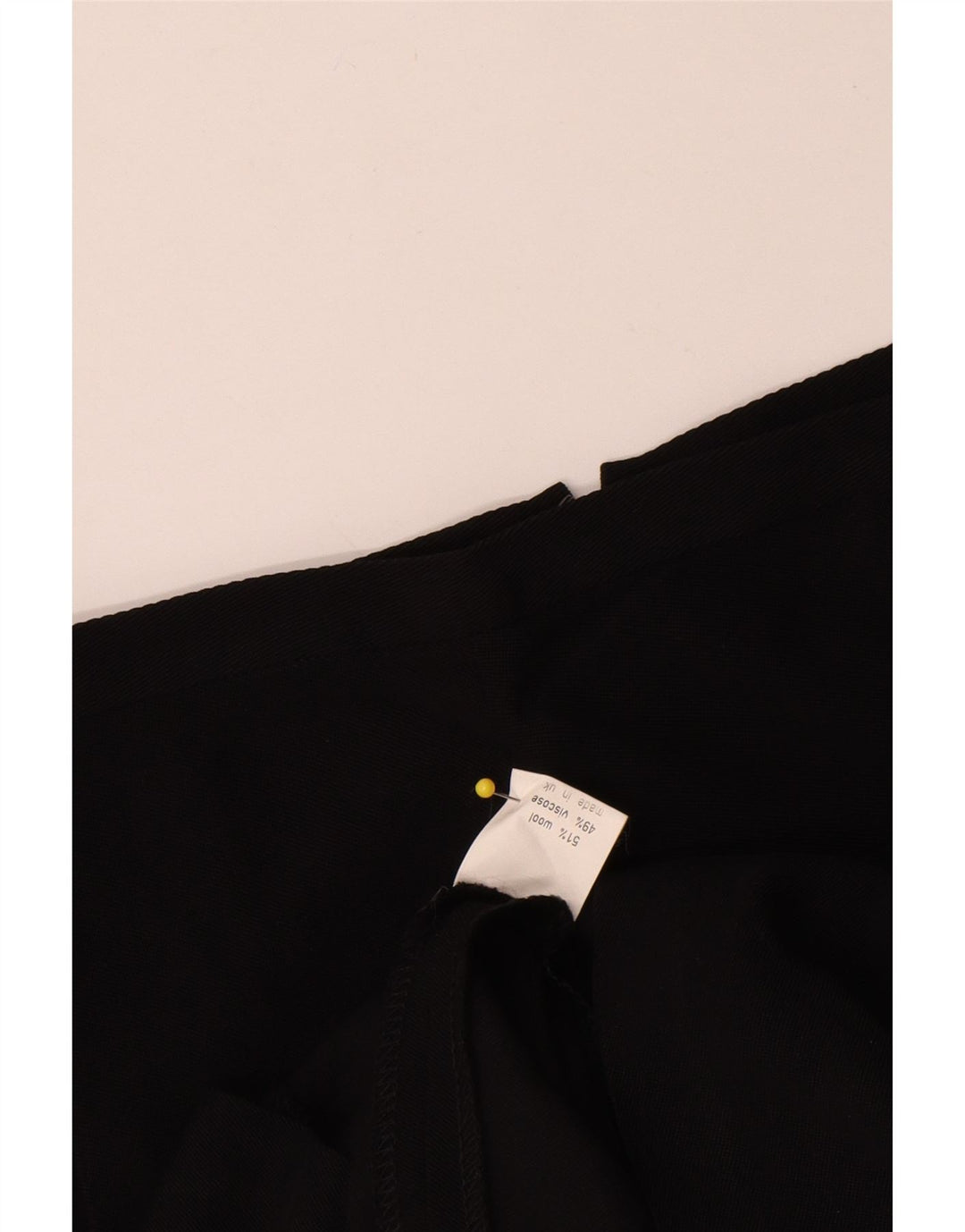Vintage Womens A-Line Skirt W30 Medium Black Viscose