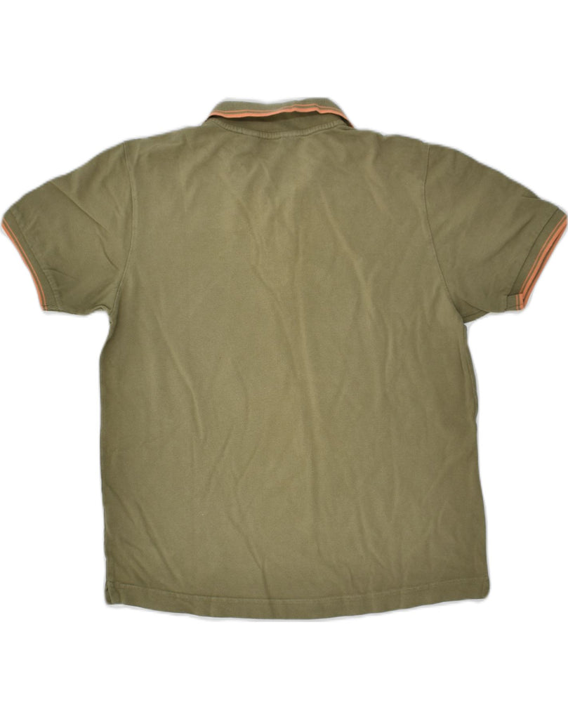 KAPPA Mens Polo Shirt Medium Khaki Cotton | Vintage Kappa | Thrift | Second-Hand Kappa | Used Clothing | Messina Hembry 
