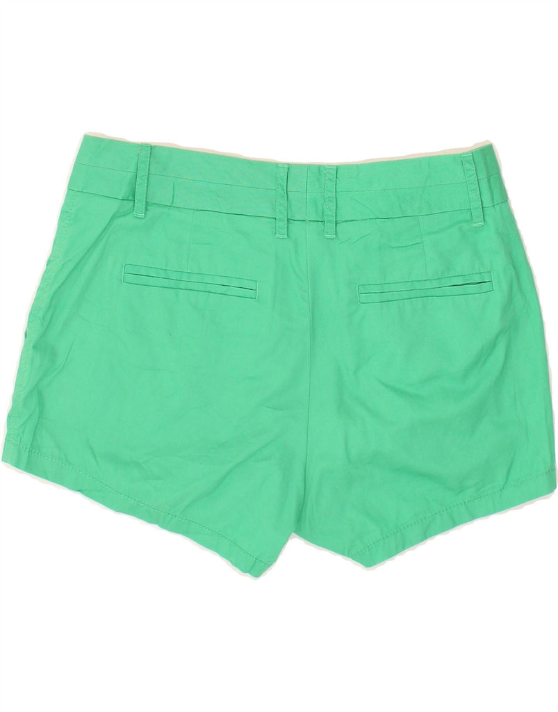 J. CREW Womens Broken In Chino Shorts US 2 XS W25 Green Cotton | Vintage J. Crew | Thrift | Second-Hand J. Crew | Used Clothing | Messina Hembry 