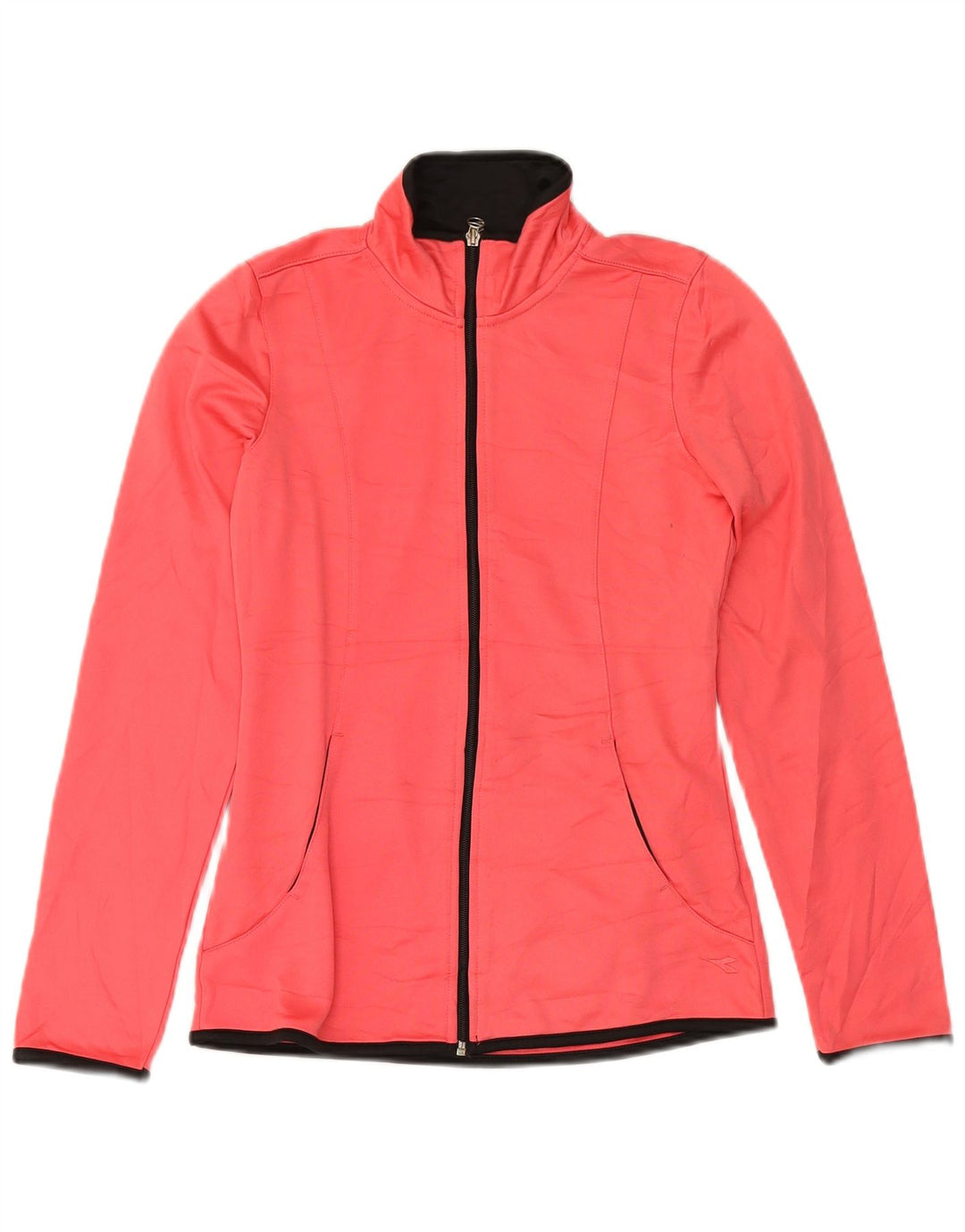 Diadora Womens Tracksuit Top Jacket UK 6 XS Pink