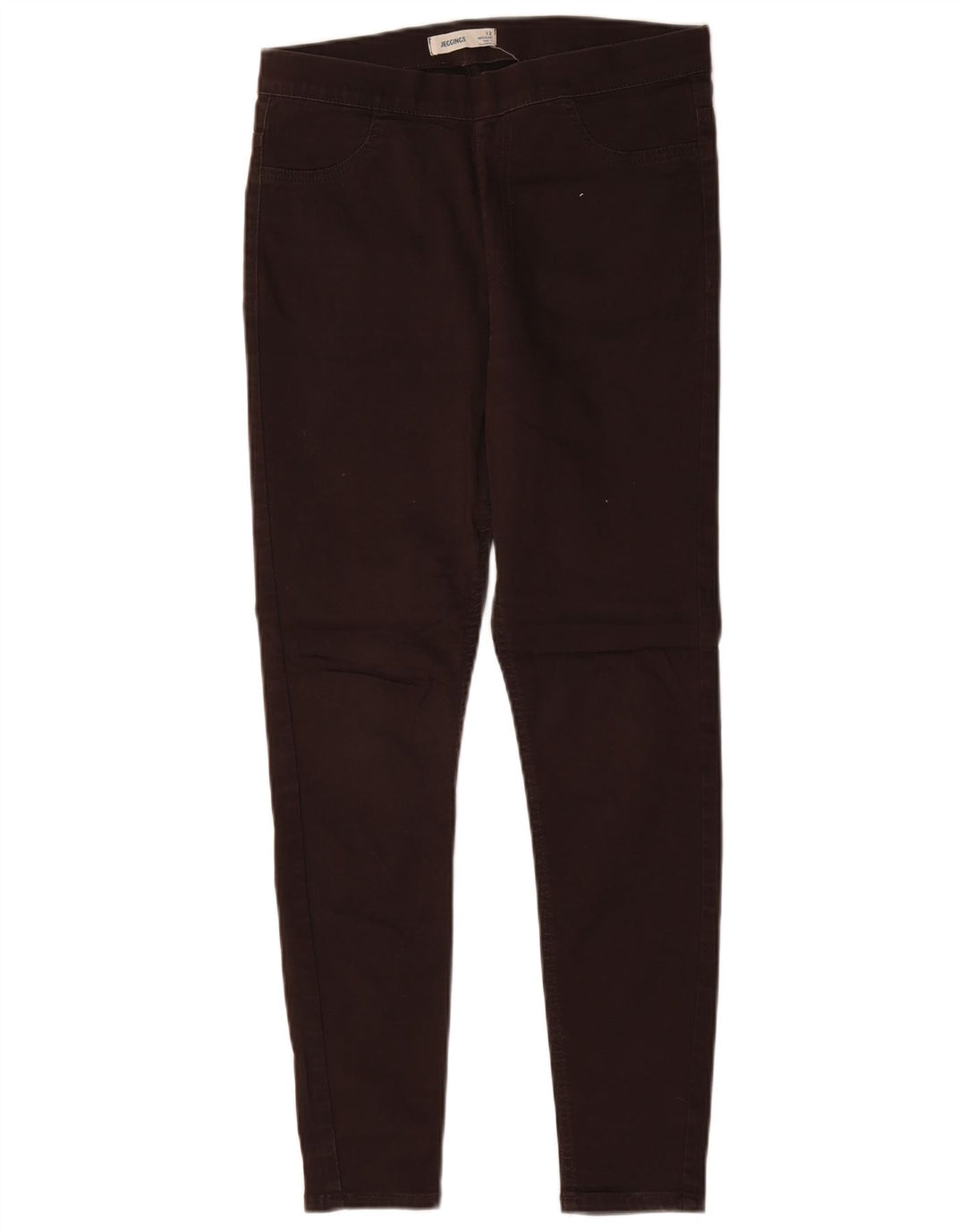Marks & Spencer Womens Jegging Jeans UK 12 Medium W30 L28 Brown Cotton