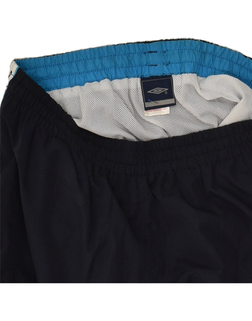 UMBRO Mens Sport Shorts XL Navy Blue Polyester | Vintage Umbro | Thrift | Second-Hand Umbro | Used Clothing | Messina Hembry 