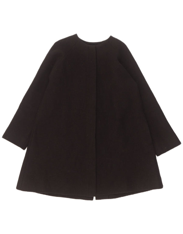 Cos Womens Oversized Overcoat EU 36 Small Black Wool
