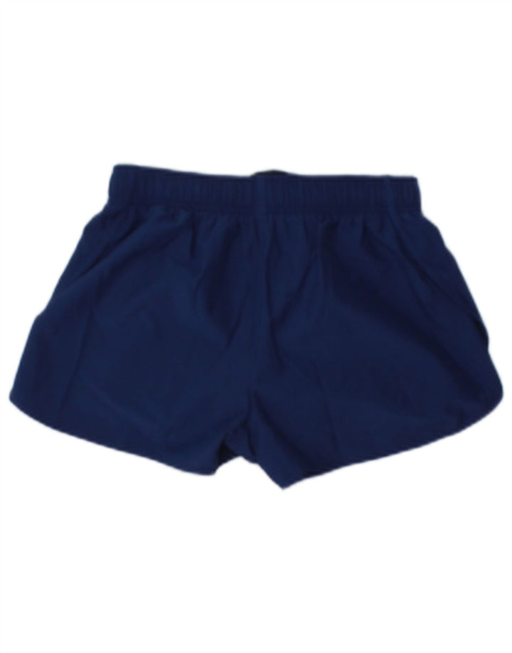 ASICS Womens Sport Shorts UK 6 XS  Navy Blue Polyester