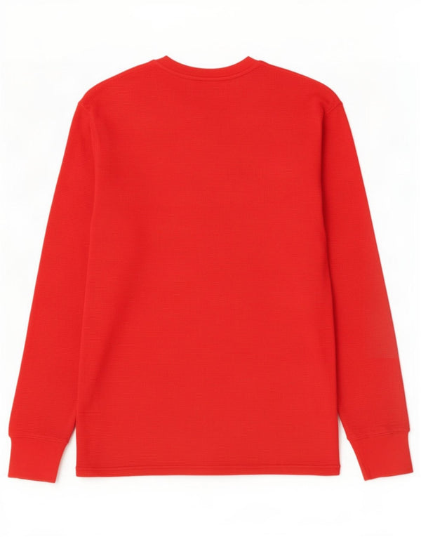 Polo Ralph Lauren Mens Regular Top Long Sleeve Small Red Cotton