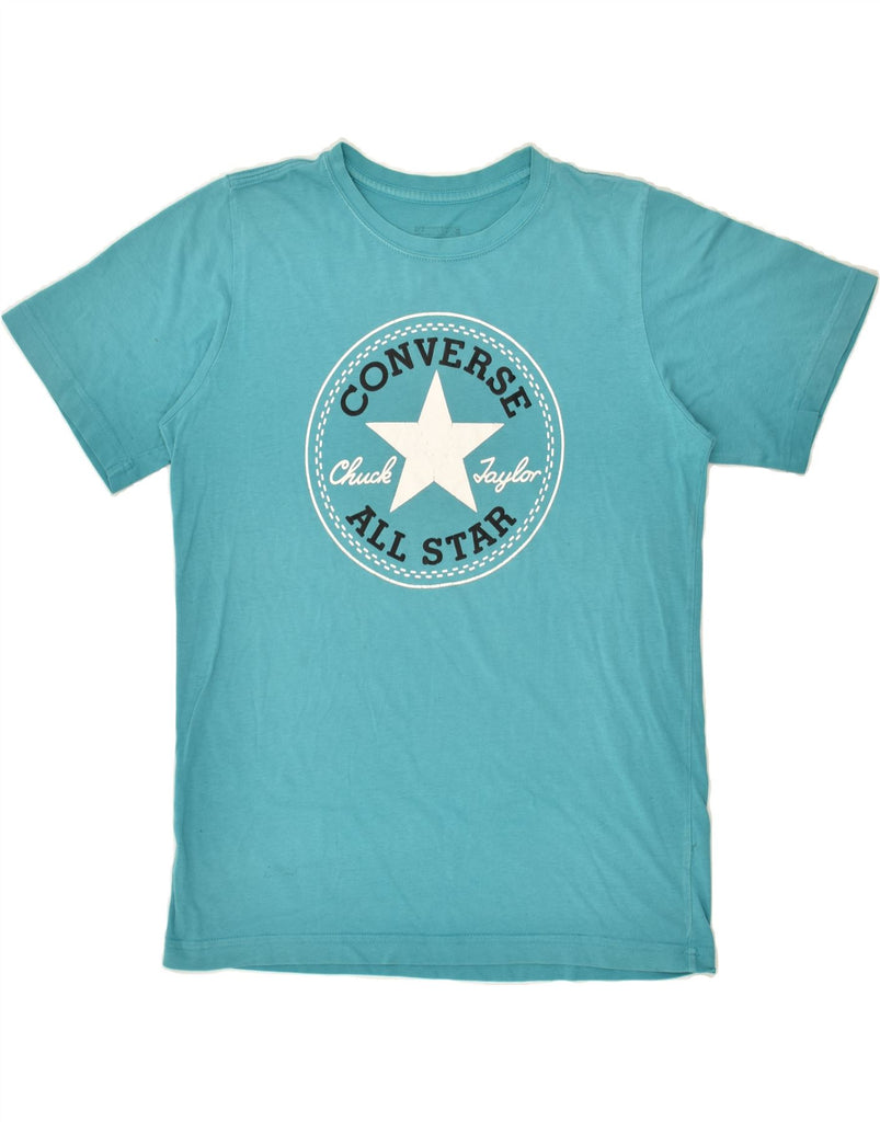 CONVERSE Mens Graphic T-Shirt Top Small Blue Vintage Converse and Second-Hand Converse from Messina Hembry 