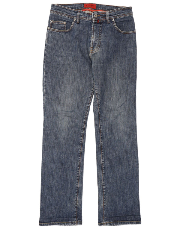 Pierre Cardin Mens Straight Jeans W30 L30 Blue