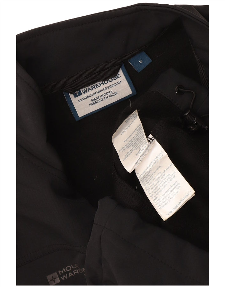 Mountain Warehouse Mens Graphic Windbreaker Jacket UK 38 Medium Black