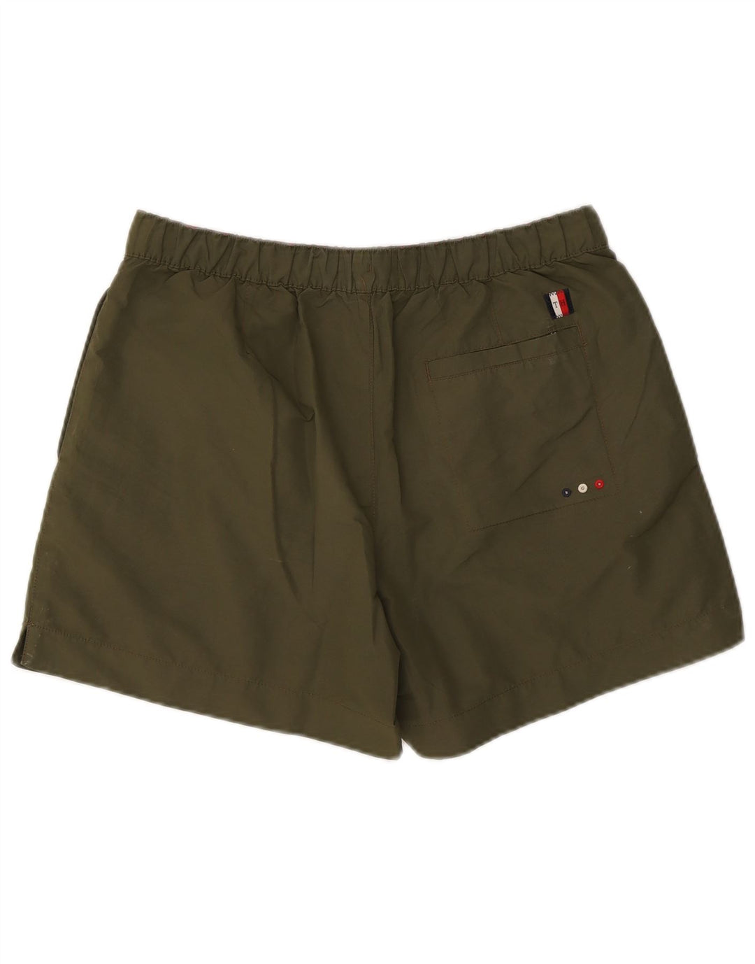 Tommy Hilfiger Mens Graphic Regular Fit Swimming Shorts Large  Khaki