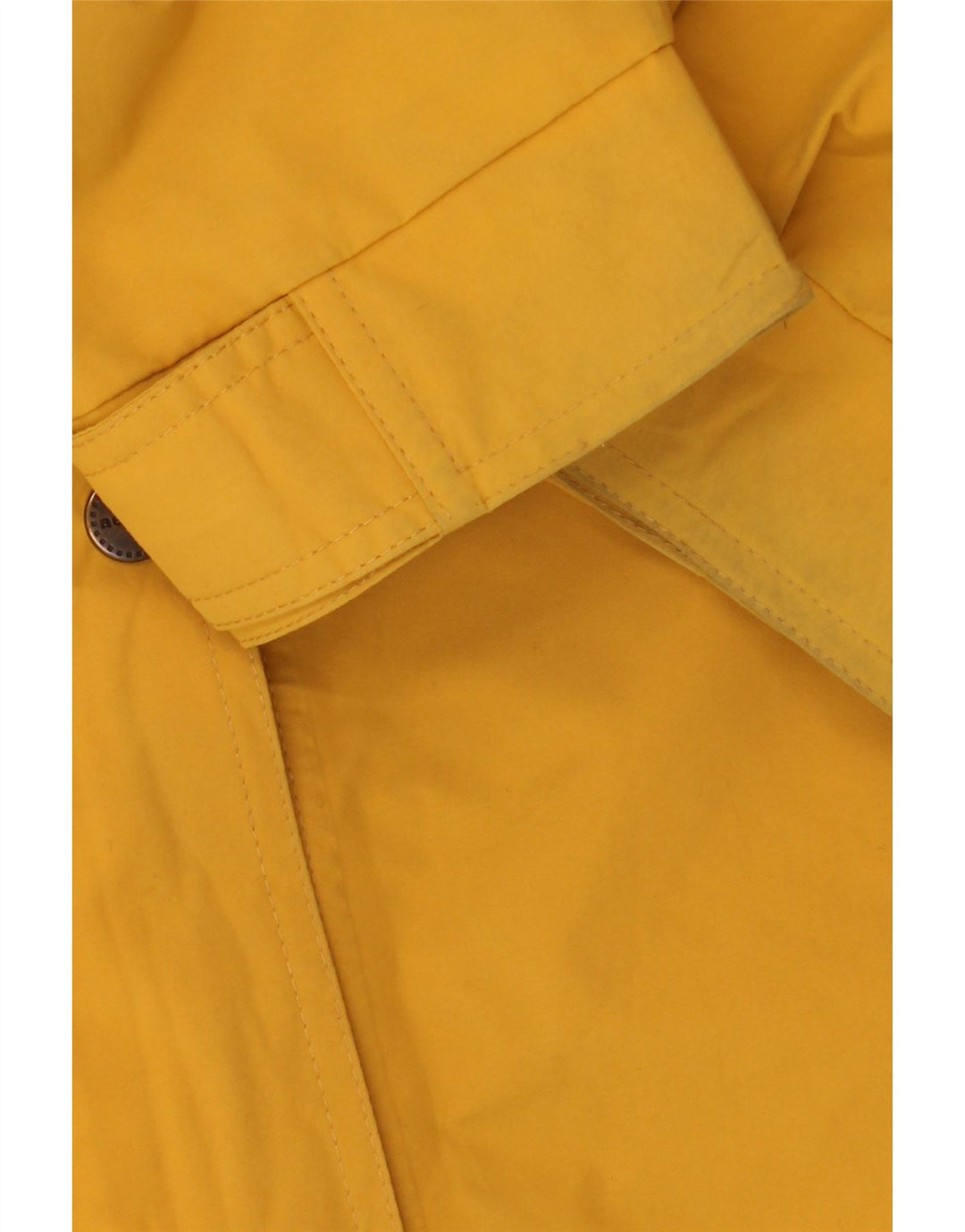 AESSE Womens Oversized Rain Jacket IT 46 Large Yellow Nylon