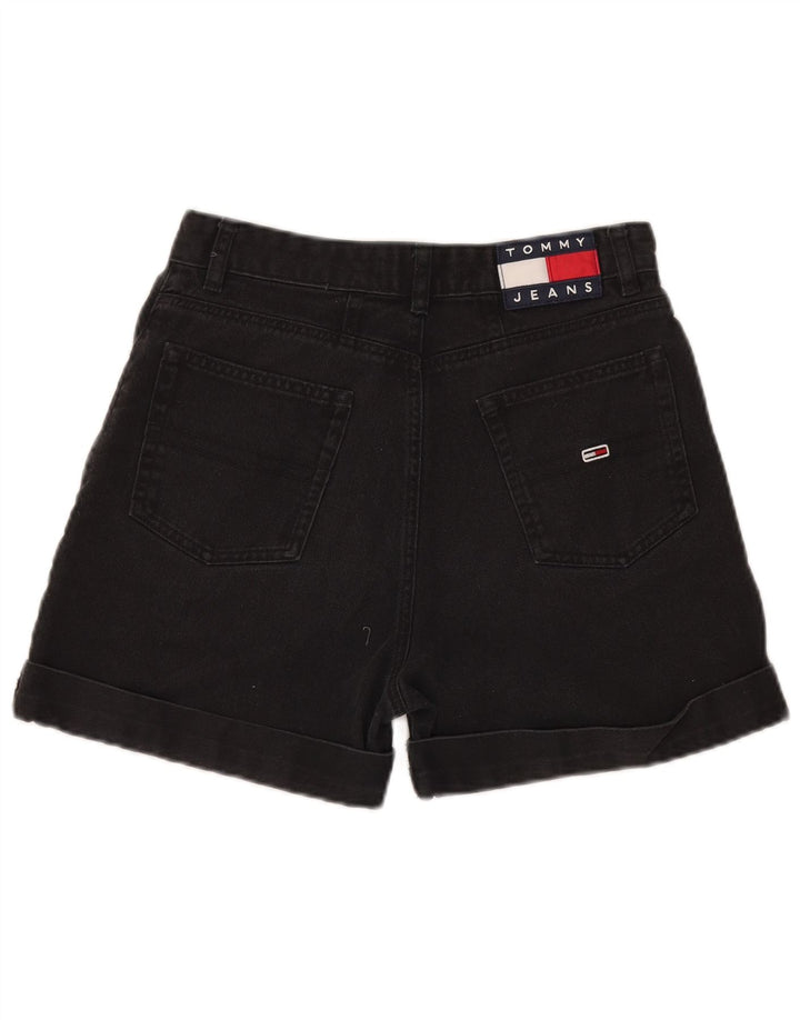 Tommy Hilfiger Womens Denim Shorts W28 Medium  Black