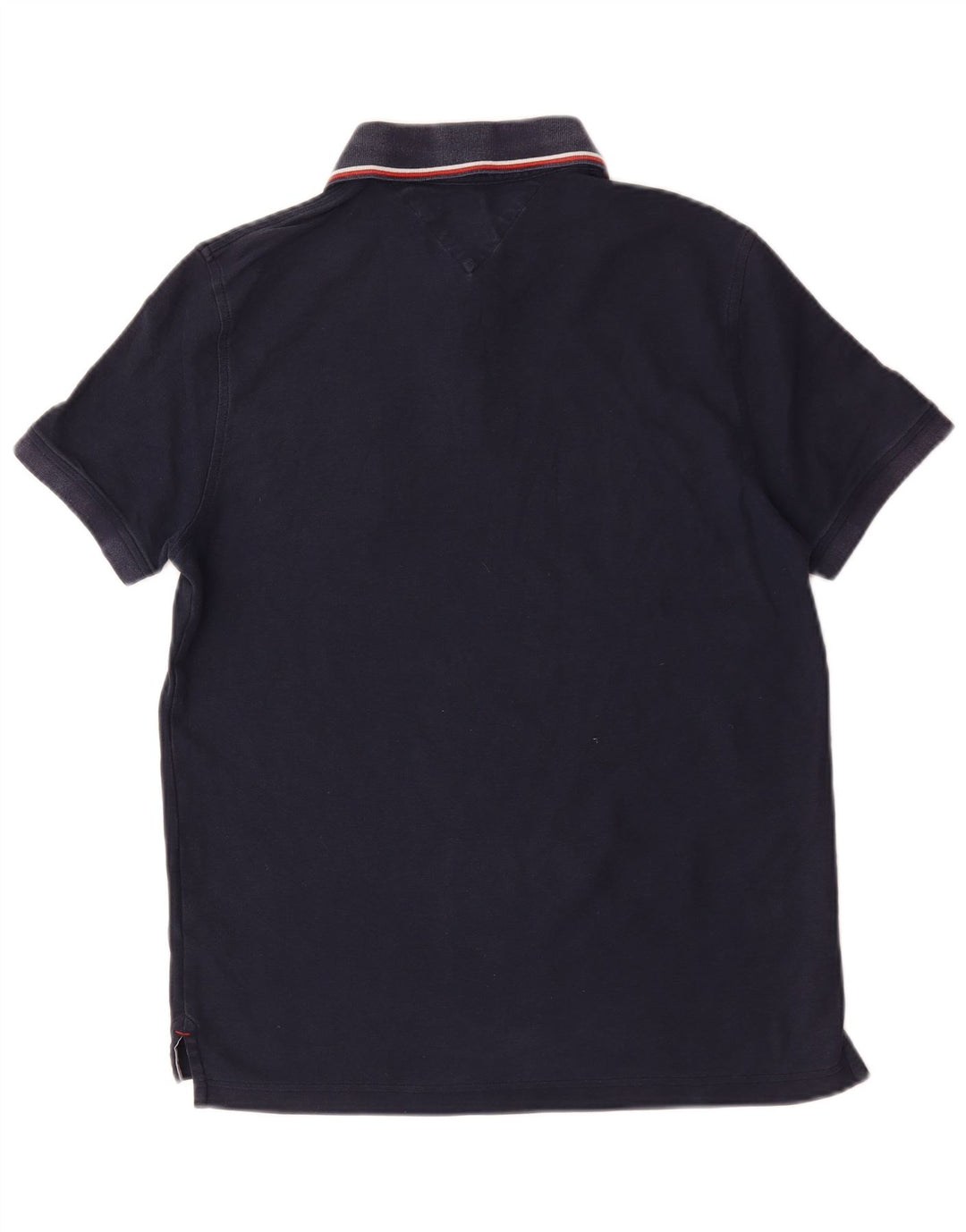 Tommy Hilfiger Mens Polo Shirt Medium Navy Blue Cotton