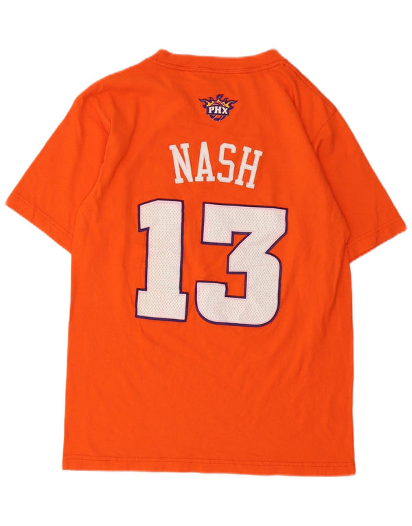 Adidas Mens Phoenix Suns Graphic T-Shirt Top Small Orange Cotton Sports