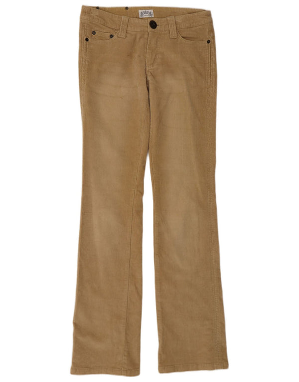 Madonna Womens Bootcut Corduroy Trousers XS W28 L33 Beige Cotton