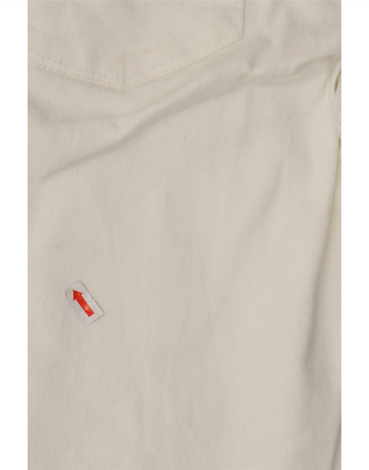 PRANA Womens Slim Jeans US 4 Small W27 L31 White Cotton