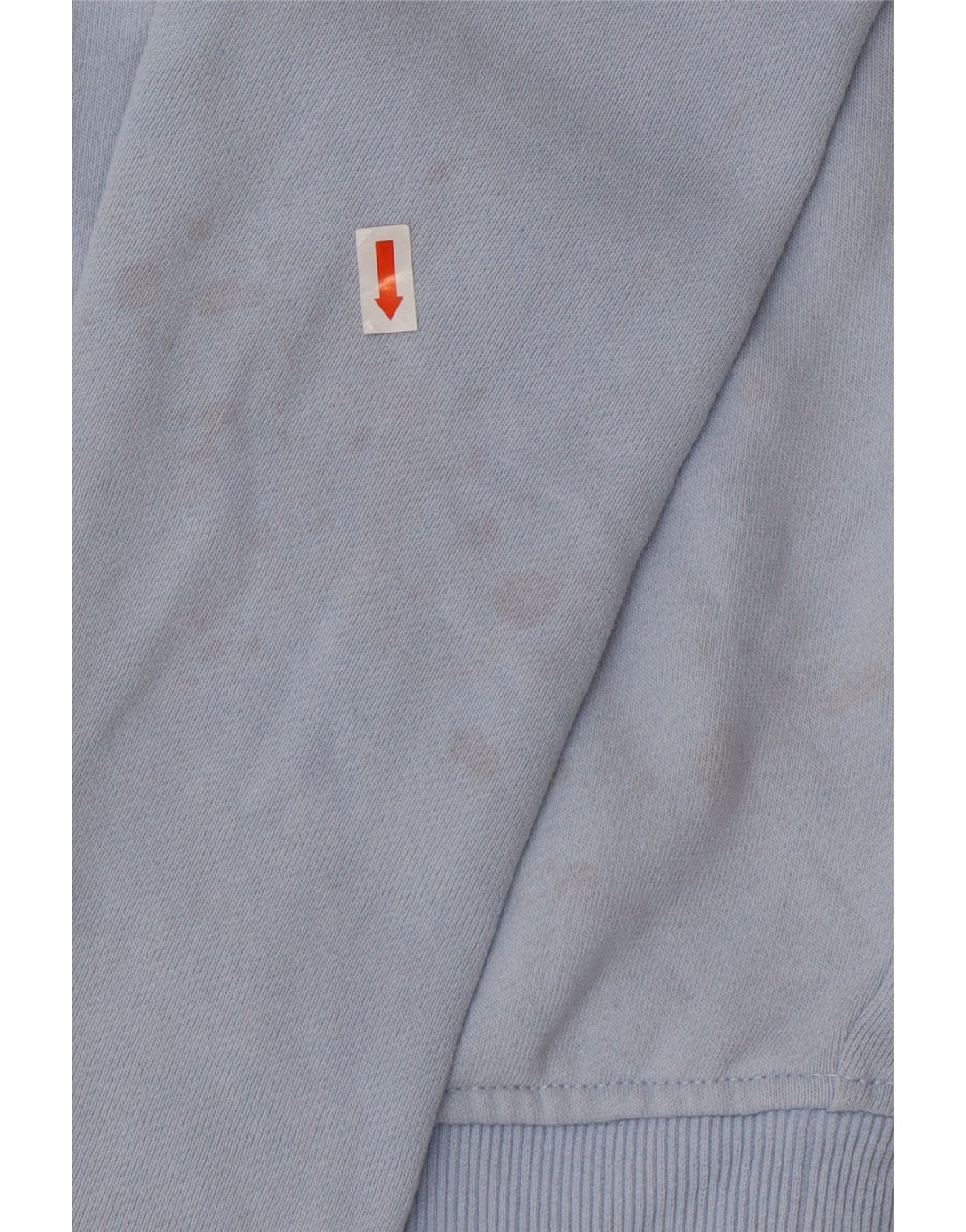 FILA Womens Graphic Sweatshirt Jumper UK 14 Medium Blue Colourblock Cotton