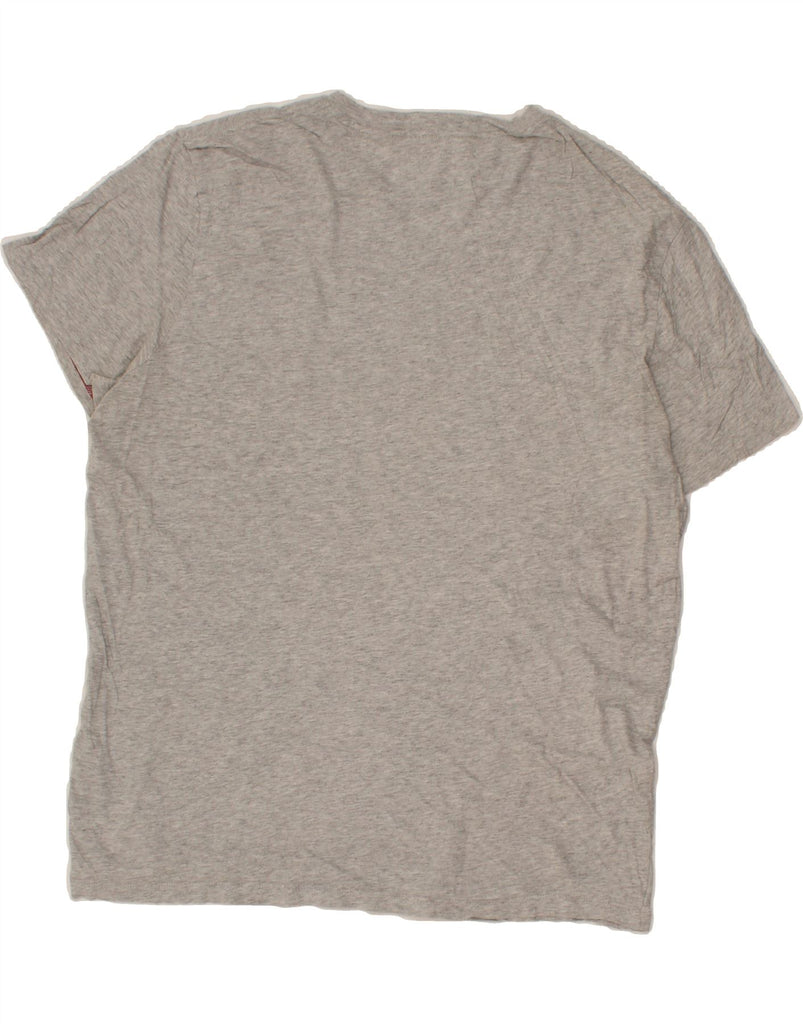 TOMMY HILFIGER Mens T-Shirt Top Medium Grey Flecked Cotton Vintage Tommy Hilfiger and Second-Hand Tommy Hilfiger from Messina Hembry 