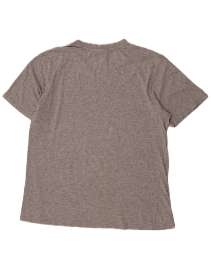 Fila Mens Graphic T-Shirt Top Medium Grey