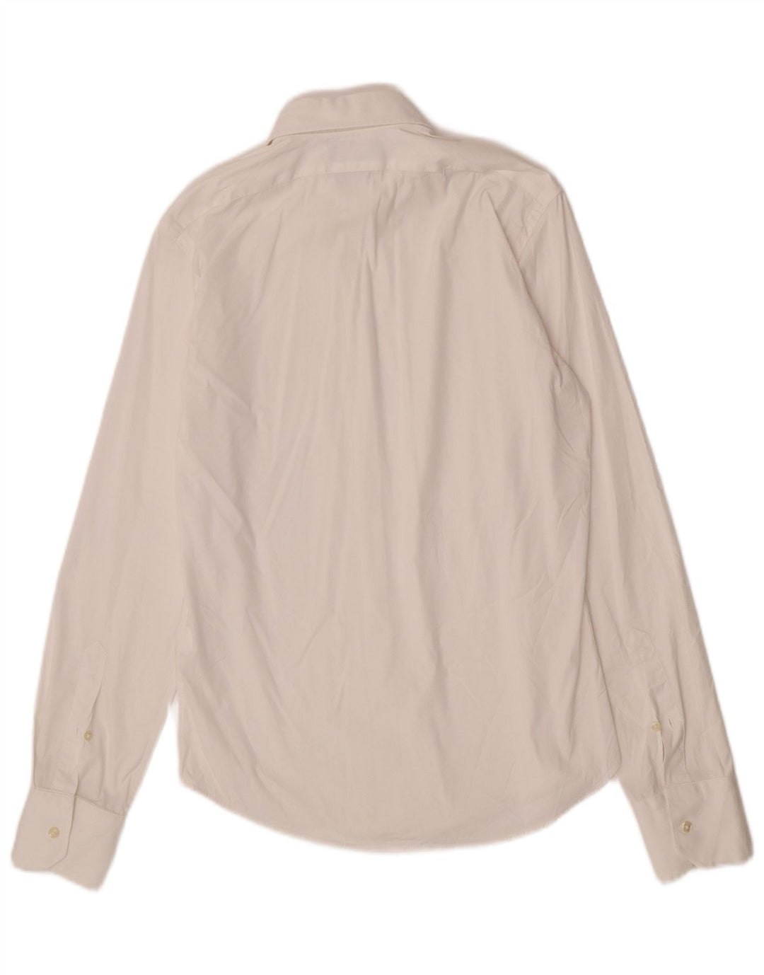ZARA Mens Super Slim Fit Shirt Medium White Cotton