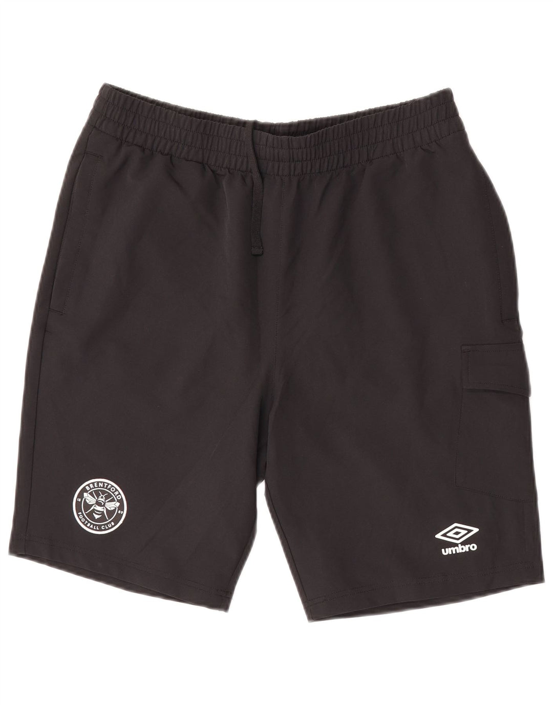 Umbro Mens Brentford FC Sport Shorts Medium  Black Polyester