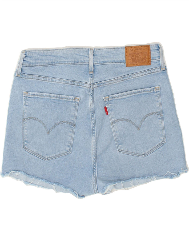 LEVI'S Womens 721 High Waist Denim Shorts W30 Medium Blue Lyocell | Vintage Levi's | Thrift | Second-Hand Levi's | Used Clothing | Messina Hembry 