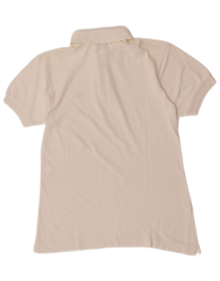Lacoste Mens Polo Shirt Size 3 Small White Cotton