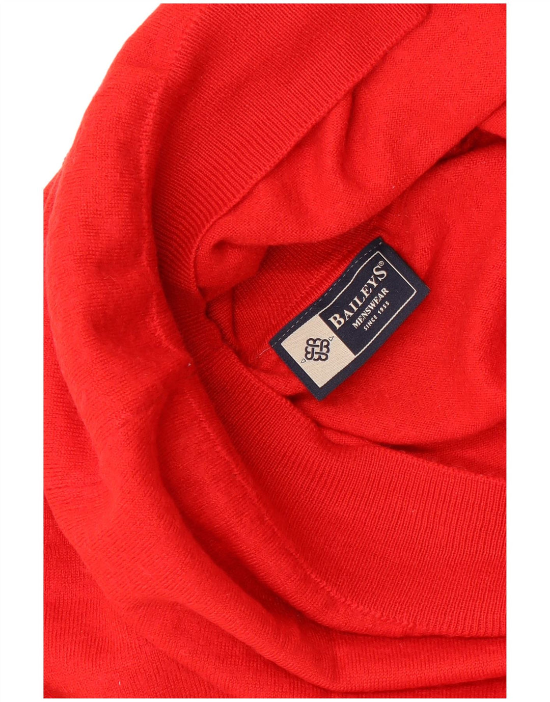 Baileys Womens Roll Neck Jumper Sweater UK 14 Large Red